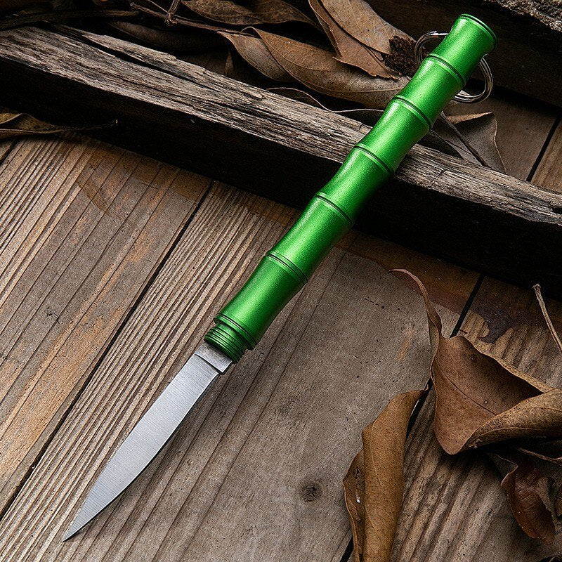 Bamboo Bærbar Selvforsvars Camping Kniv | Luvikno