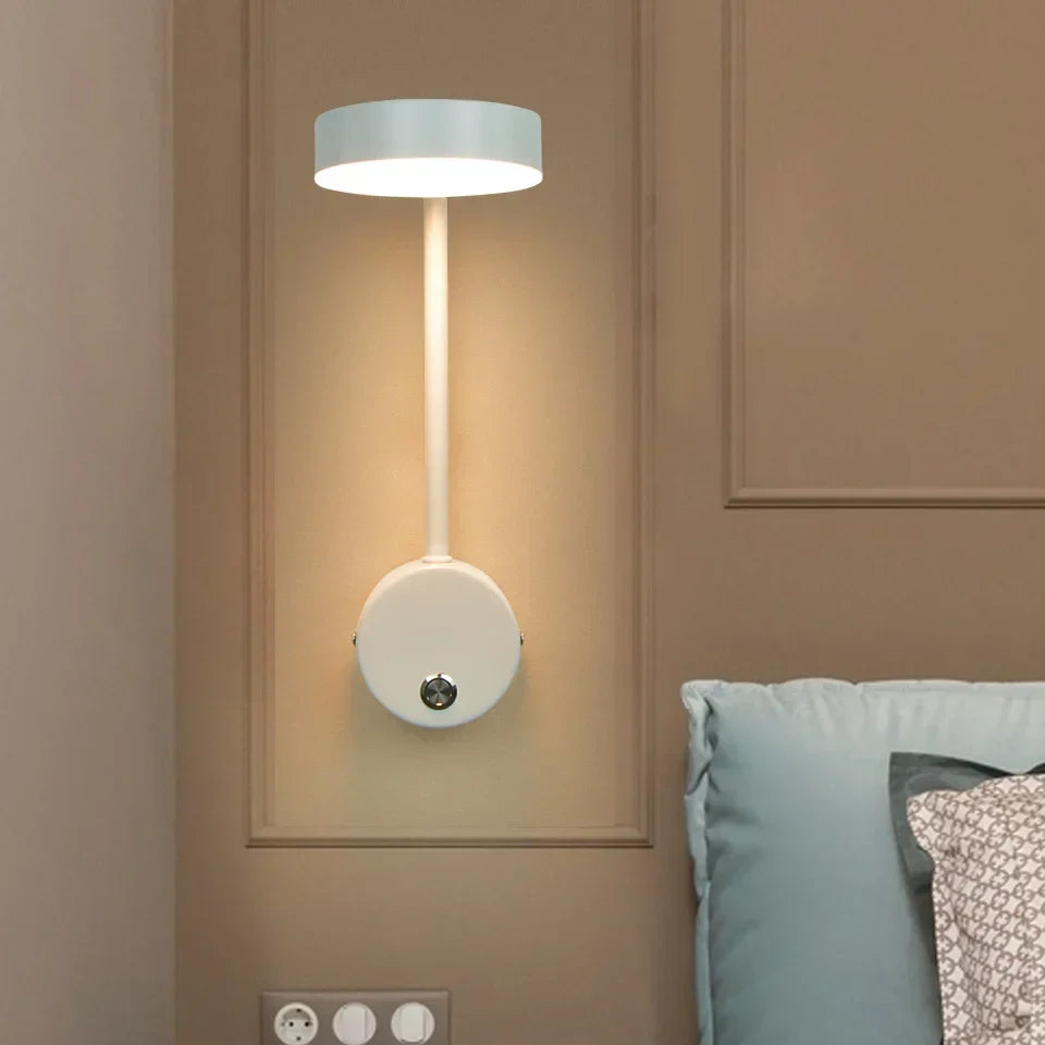 NordicGlow - Justerbar LED Vegglampe for Moderne Interiør Luvikno