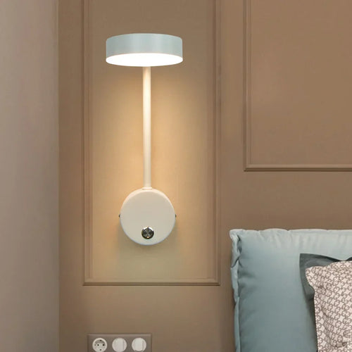 NordicGlow - Justerbar LED Vegglampe for Moderne Interiør Luvikno