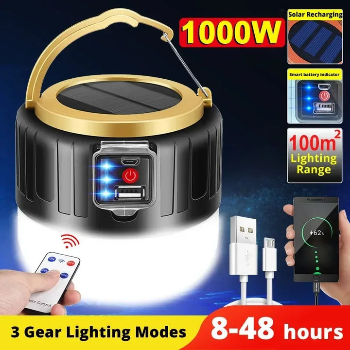 Luvikno | Solenergi Campinglampe – Pålitelig Nødlys