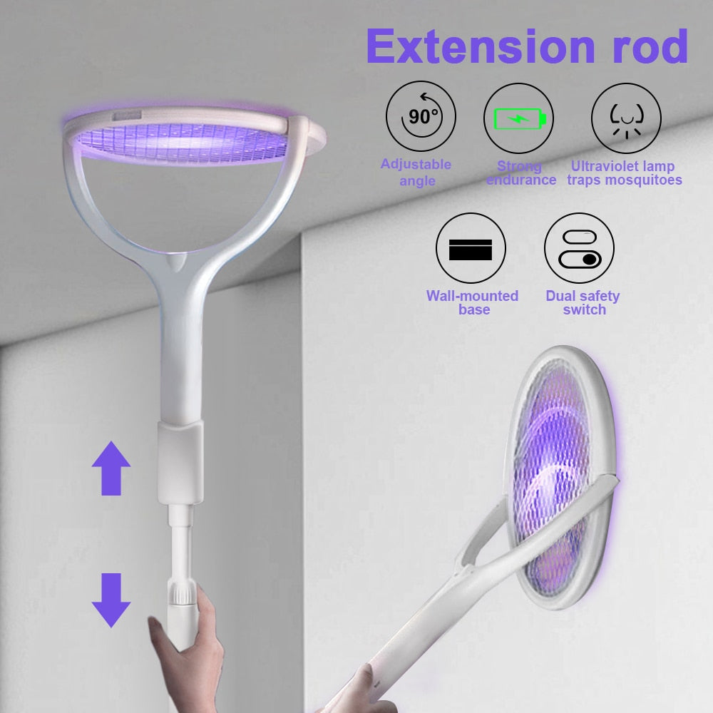 6in1 Rotatable Electric Mosquito Zapper | Luvikno