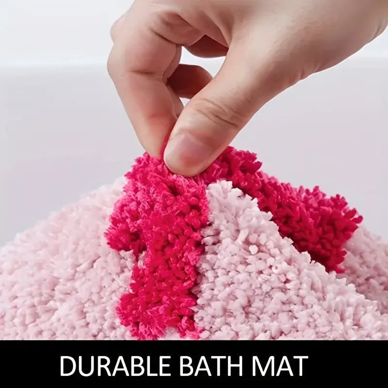 Tuftet design teppe "Get Naked" Rosa 80×50 cm | Luvikno