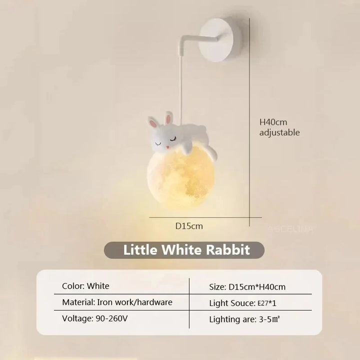 MoonGlow Light - Stilfulle LED Vegglampe for Rom Luvikno