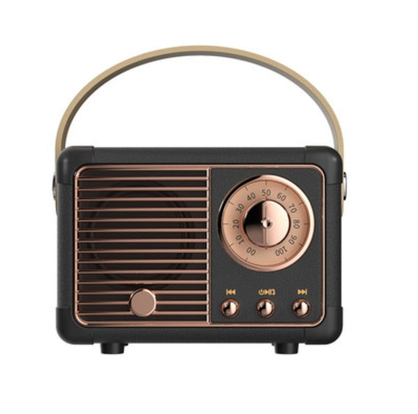 Mini Retro Radio Luviknouetooth Høyttaler | Luvikno