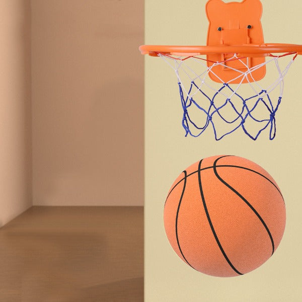 Leiser innendørs basketball | Lydredusert myk sprett