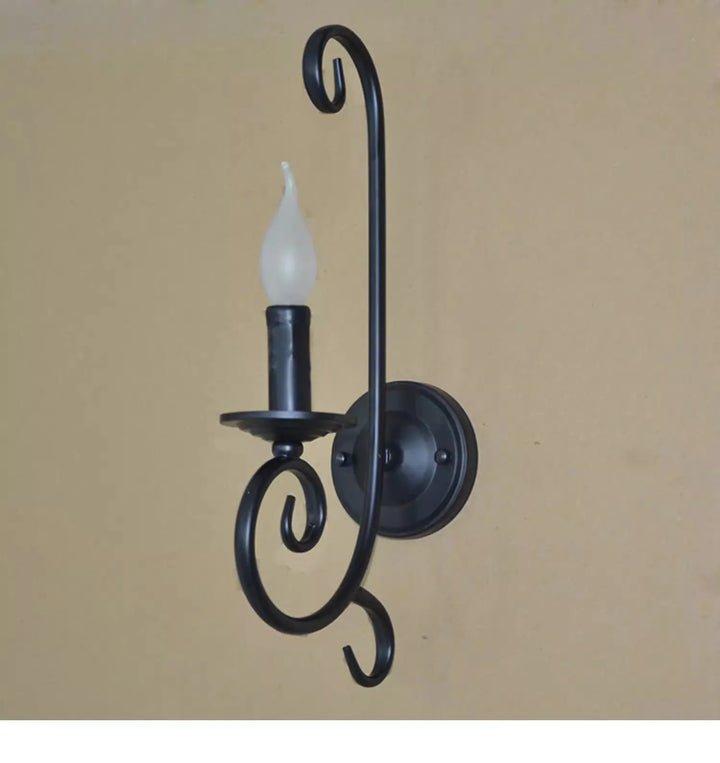 LuminousEra - Elegant Industriell Vegglampe for Soverom Luvikno