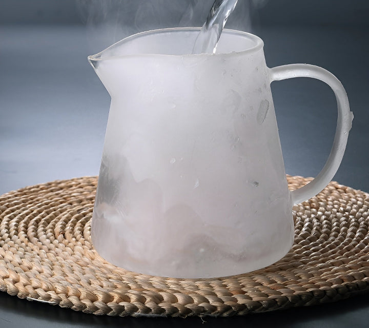 Luvikno | Teekanne Claritéa | Borosilicate glass | Med rustfritt stålfilter og trelokk | Varmeresistent og oppvaskmaskin trygg