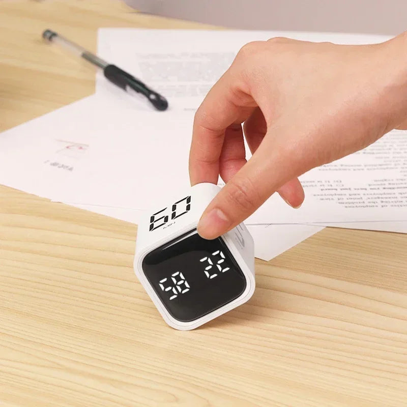 Time Cube SlimTimer – Bærbar LED terningtimer med bevegelsessensor | Luvikno