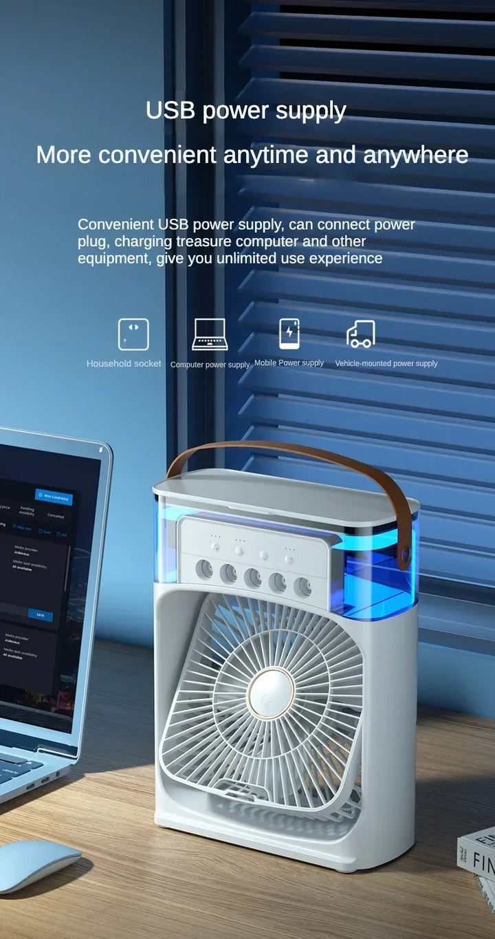 Bærbar Luftfukter  Klimaanlegg  Vifte | Luvikno