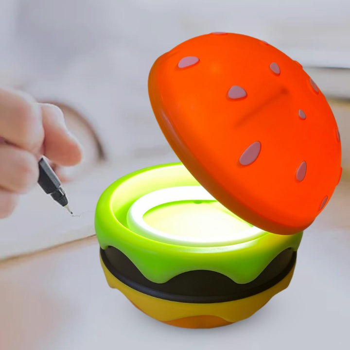 Brettbar Trådløs Unik Hamburger Bordlampe | Luvikno