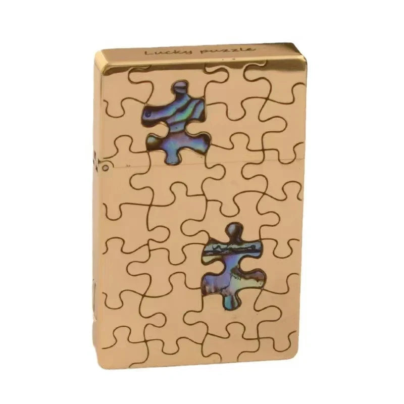 Klassisk Vintage Messing Vindproof Zippo | Luvikno