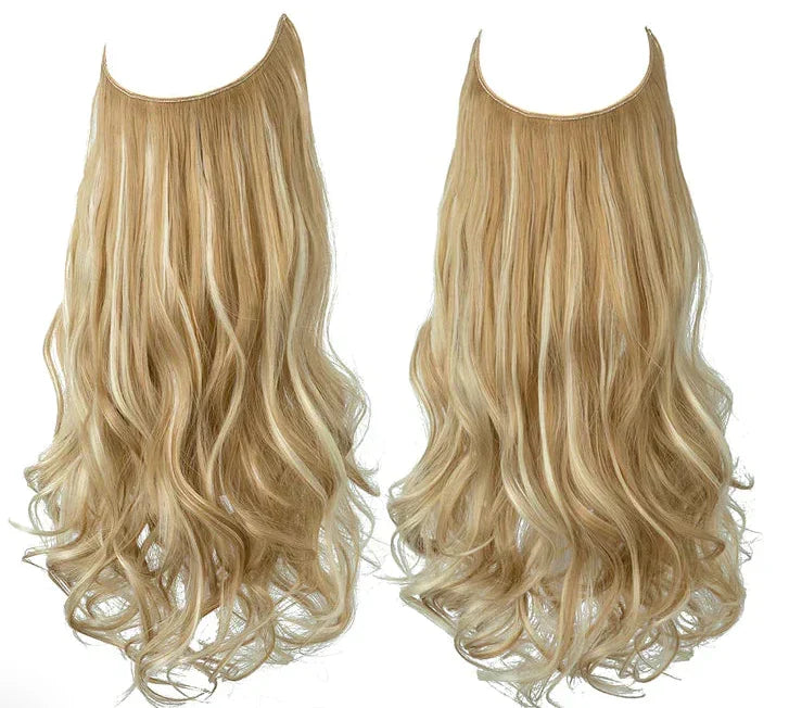 SecretHair | Echthår Extensions | Naturlig Bølge-Volum | Blond