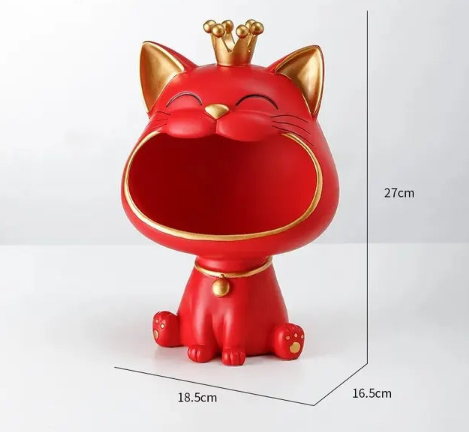 FortunaZen – Dekorativ lykkekatt som symboliserer ro og positivitet Luvikno