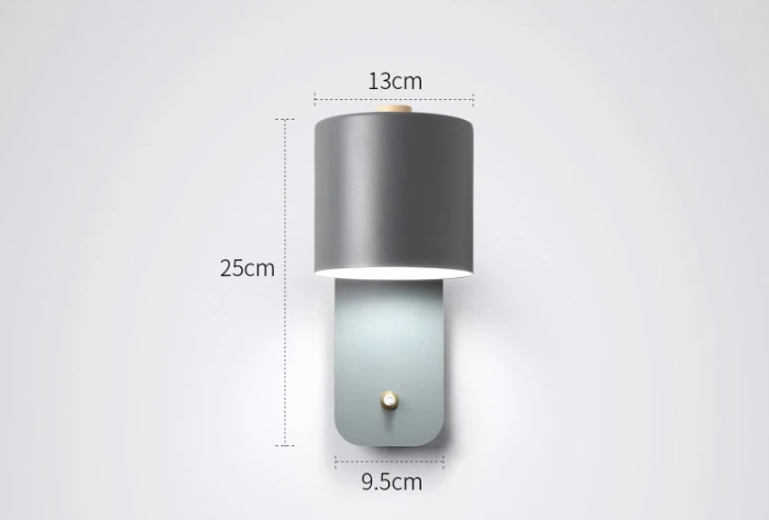 Luvikno | Moderne LED Vegglamper med Bryter for Hjemmedekor