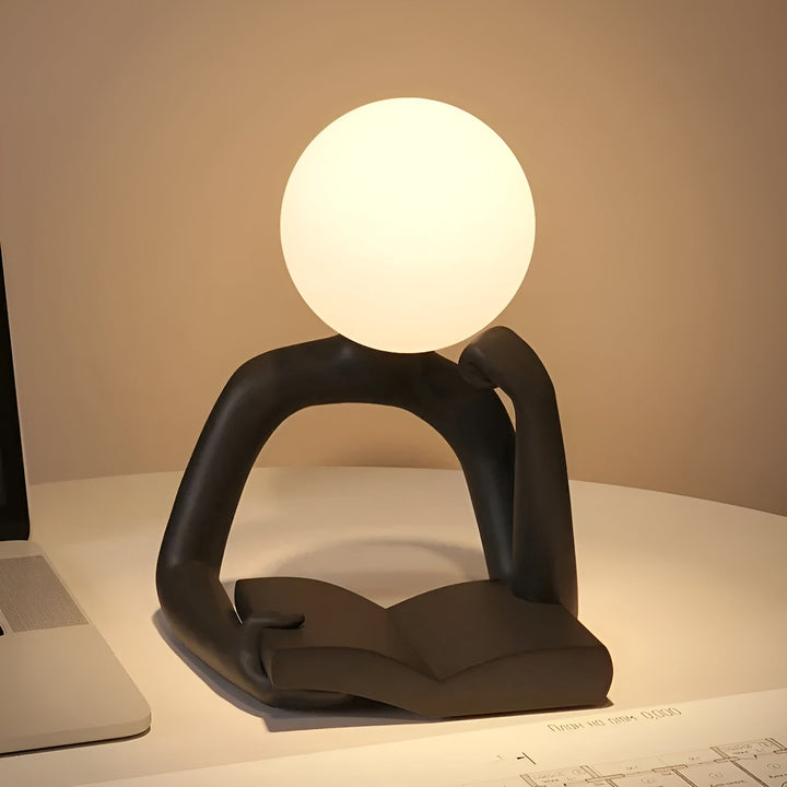 Luvikno | LuxLume Raffinert Designer Bordlampe – Moderne Kunst med Atmosfærisk Belysning