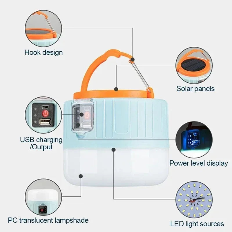 Luvikno | Solenergi Campinglampe – Pålitelig Nødlys