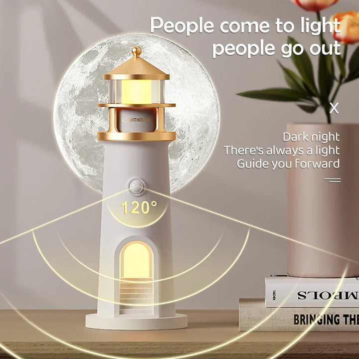 Lighthouse Ambient lys Luviknouetooth Musikk Dimmbar Prosjeksjon | Luvikno