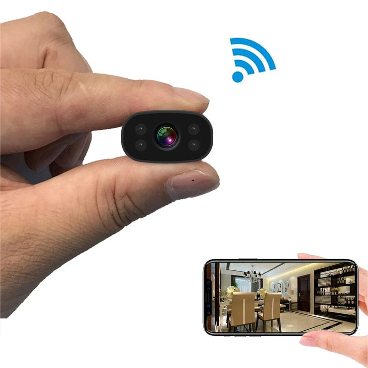 WiFi Mini Smart Sikkerhetskamera med Bevegelsesdeteksjon Luvikno