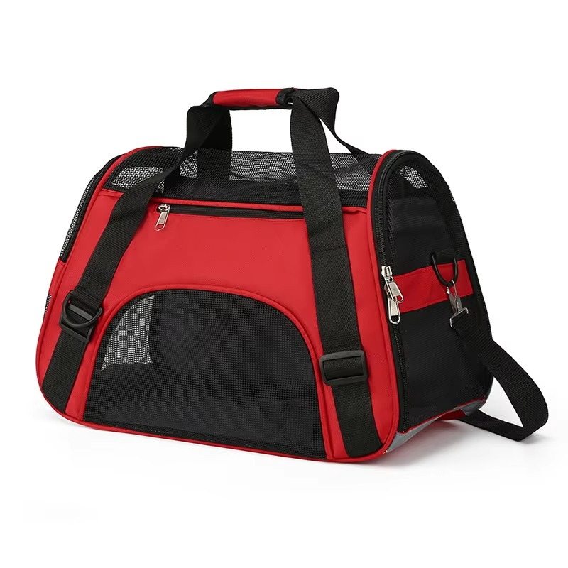 Myk sided pet carrier with breathable mesh for small dogs and cats Luvikno