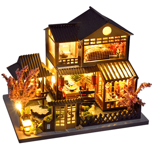 Miniatyr DIY Japanske Byggeleker Sett | Luvikno
