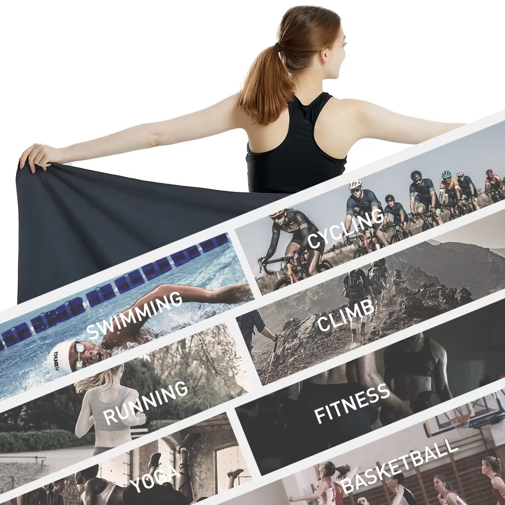 Luvikno | Hurtigtørkende Mikrofiberhåndkle for Reiser, Sport, Gym, Strand & Yoga