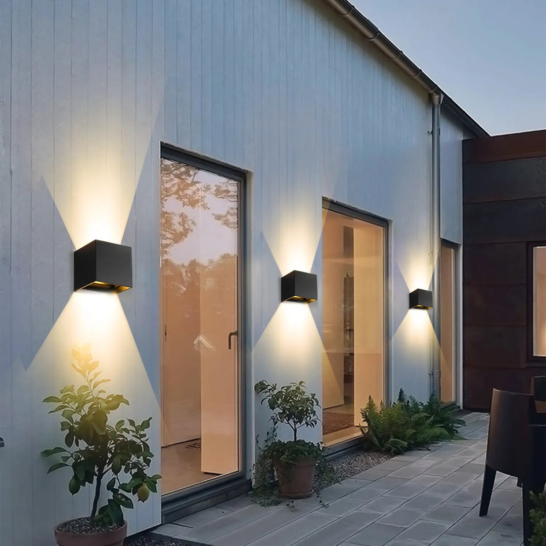 Stilig LED Cube Vegglampe - LumiCube | Luvikno