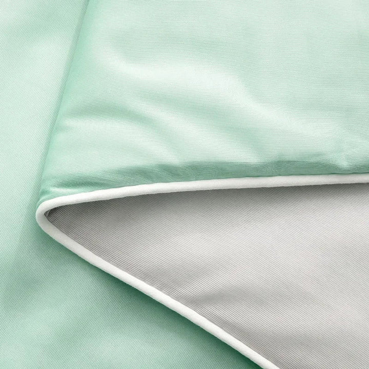 Air Condition Sommer Komforter — Ren Farge Is Silke Kjøleteppe, Lett & Glatt Twin/King Størrelse Quilt | Luvikno