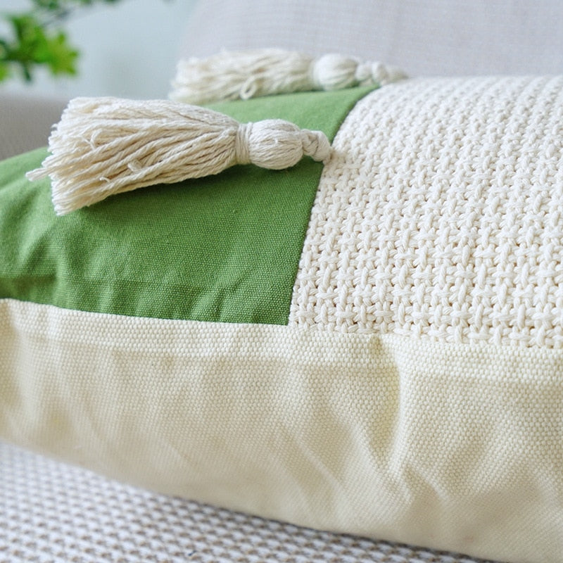 Brodert tulipanputeomslag | Luvikno