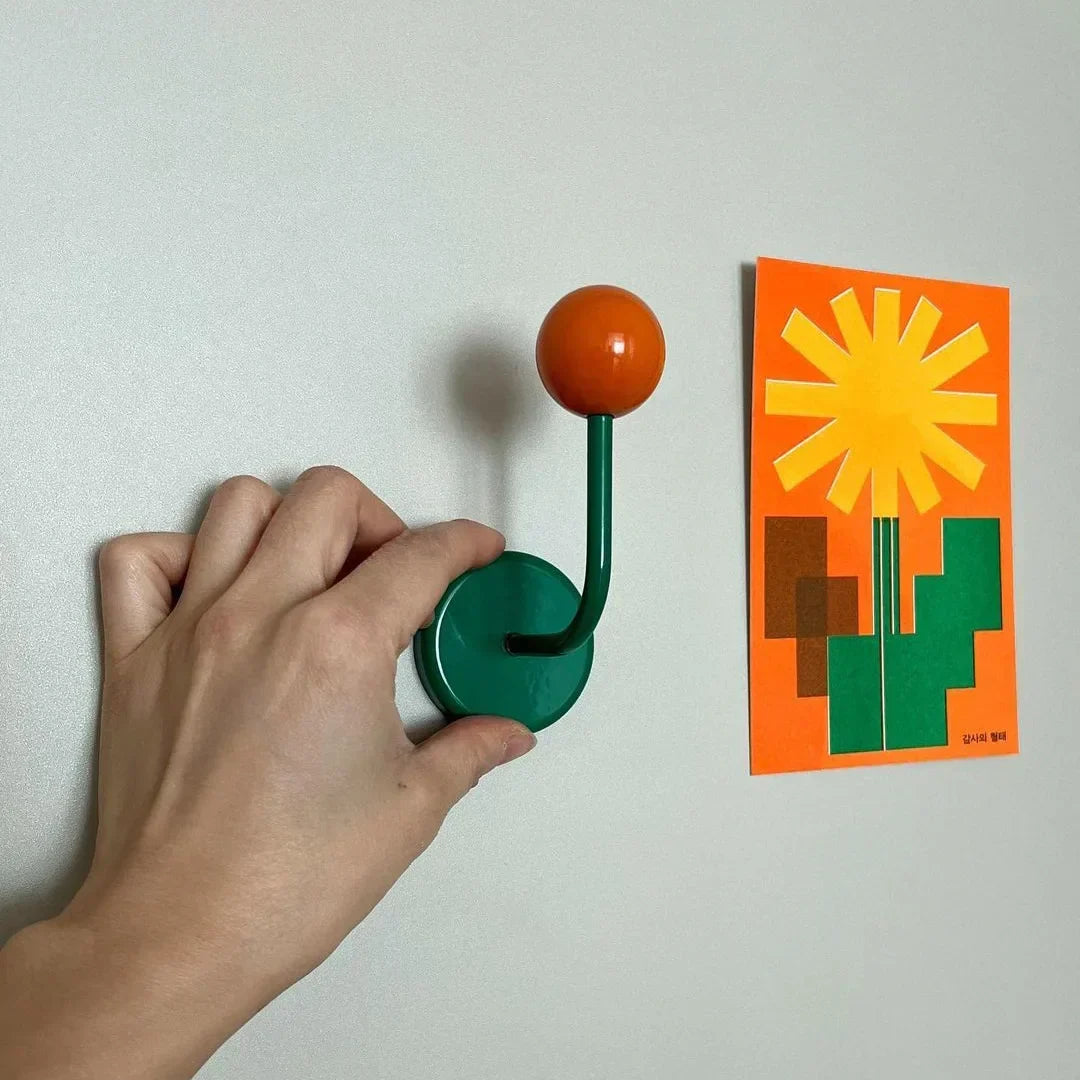 Magnetisk Retro Kule Veggkrok | Luvikno