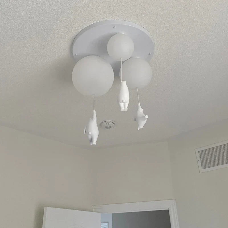 Hengende Bjørn Ballonger Lampe | Luvikno