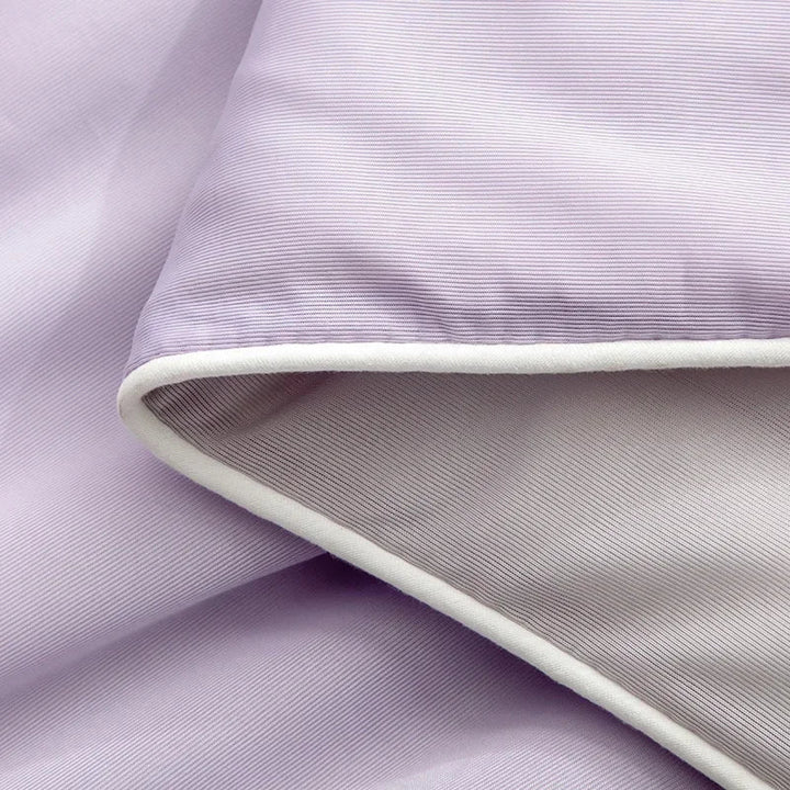 Air Condition Sommer Komforter — Ren Farge Is Silke Kjøleteppe, Lett & Glatt Twin/King Størrelse Quilt | Luvikno