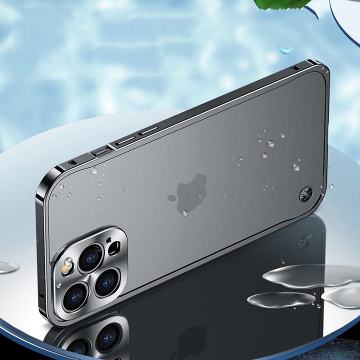 iPhone Aluminium-deksel | CNC-freset metallramme for beskyttelse | Flere farger