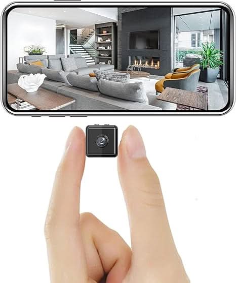 Luvikno | 1080P Mini sikkerhetskamera med bevegelsesdeteksjon og appkontroll
