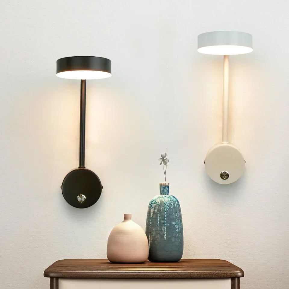 NordicGlow - Justerbar LED Vegglampe for Moderne Interiør Luvikno