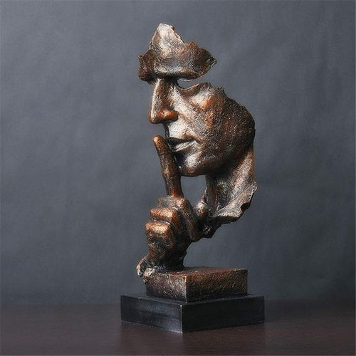 SerenitySculpt - Omtenksom abstrakt statue for rolig refleksjon | Luvikno