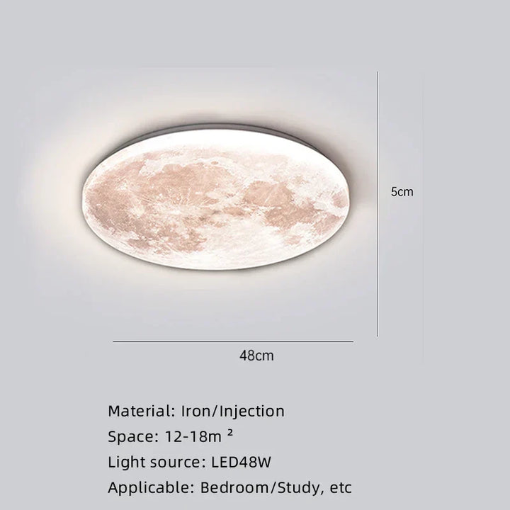 Måneoverflate Kunstnerisk Moderne Taklampe | Luvikno