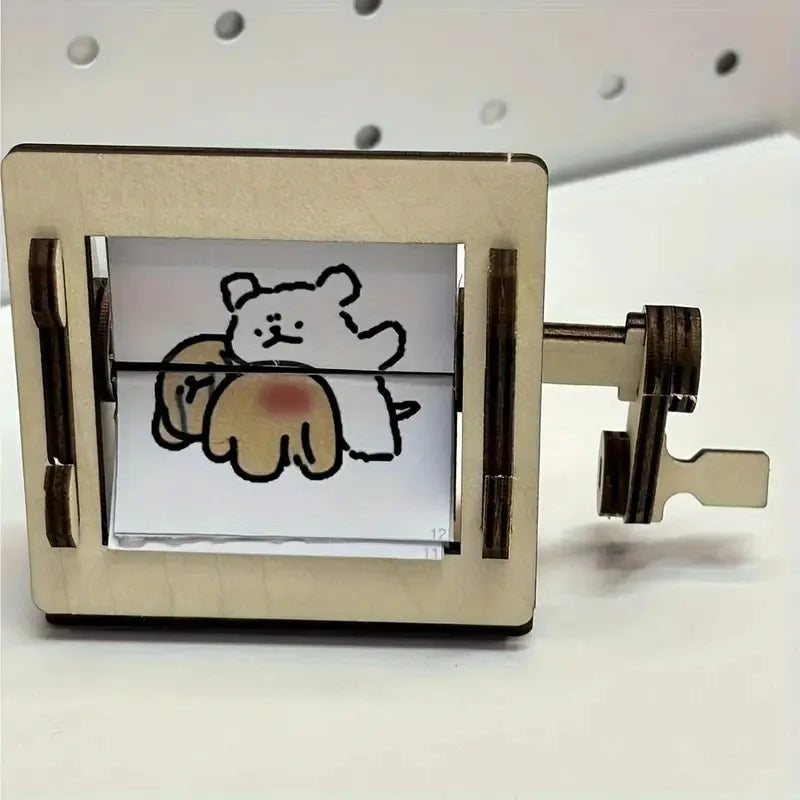 DIY Trekkbare Trekk-Animation Maskin Skrivebord Dekor Sett | Luvikno