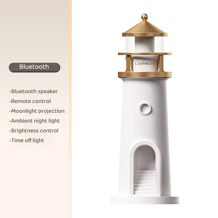 Lighthouse Ambient lys Luviknouetooth Musikk Dimmbar Projektsjon | Luvikno
