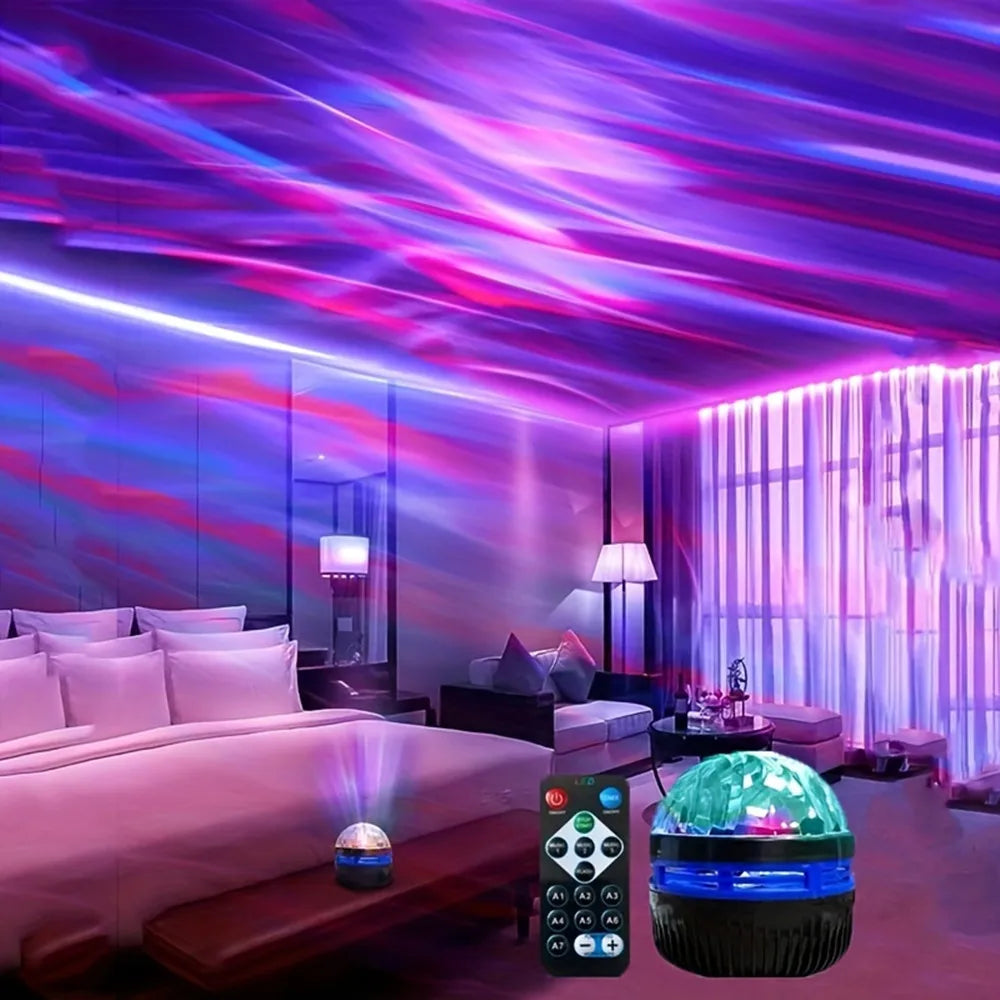 Luvikno | 360° Rotasjon USB Galaxy-projektor