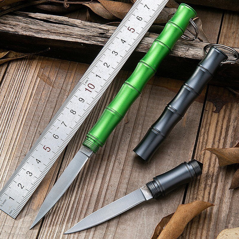 Bamboo Bærbar Selvforsvars Camping Kniv | Luvikno