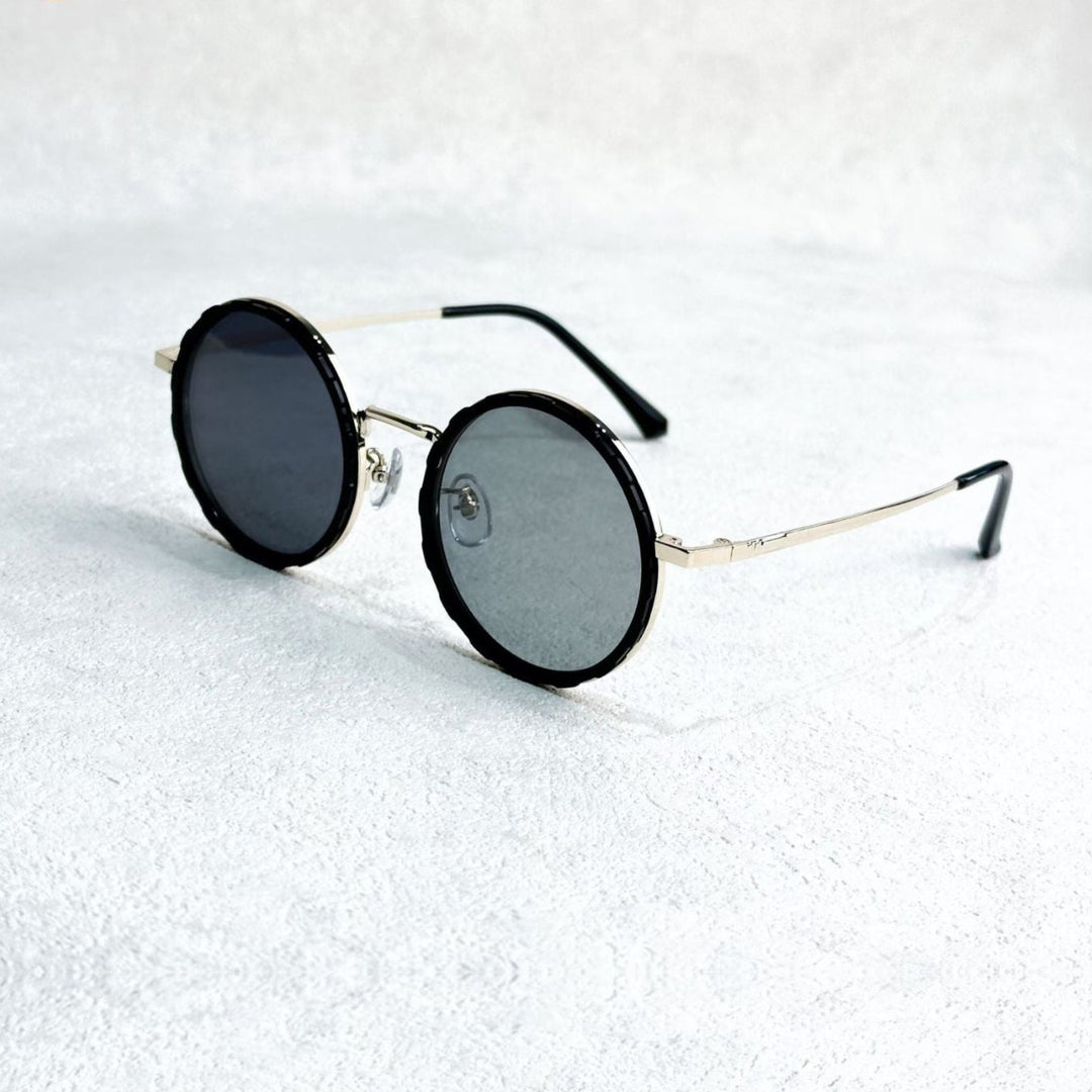 VisionRound Polariserte Solbriller – Unisex Retro Design med Justerbart Lysfilter | Luvikno