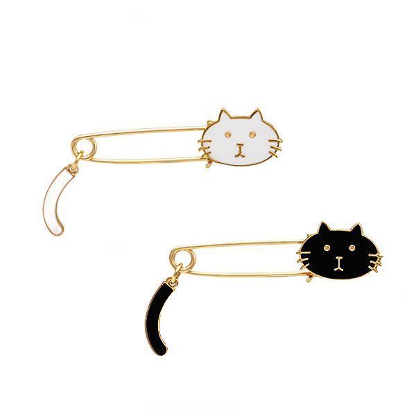 Swishing Tail Cat Pins | Luvikno