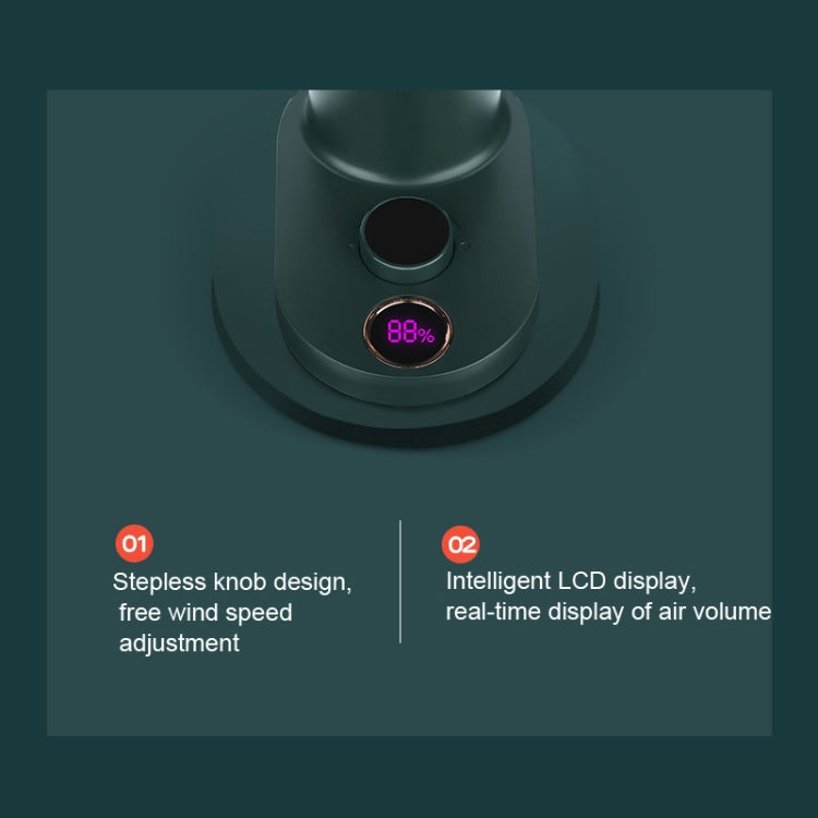 Smart Remote Control Usb Charging Shaking Head Desktop Fan Stroller Clip Fan(Black) | Luvikno