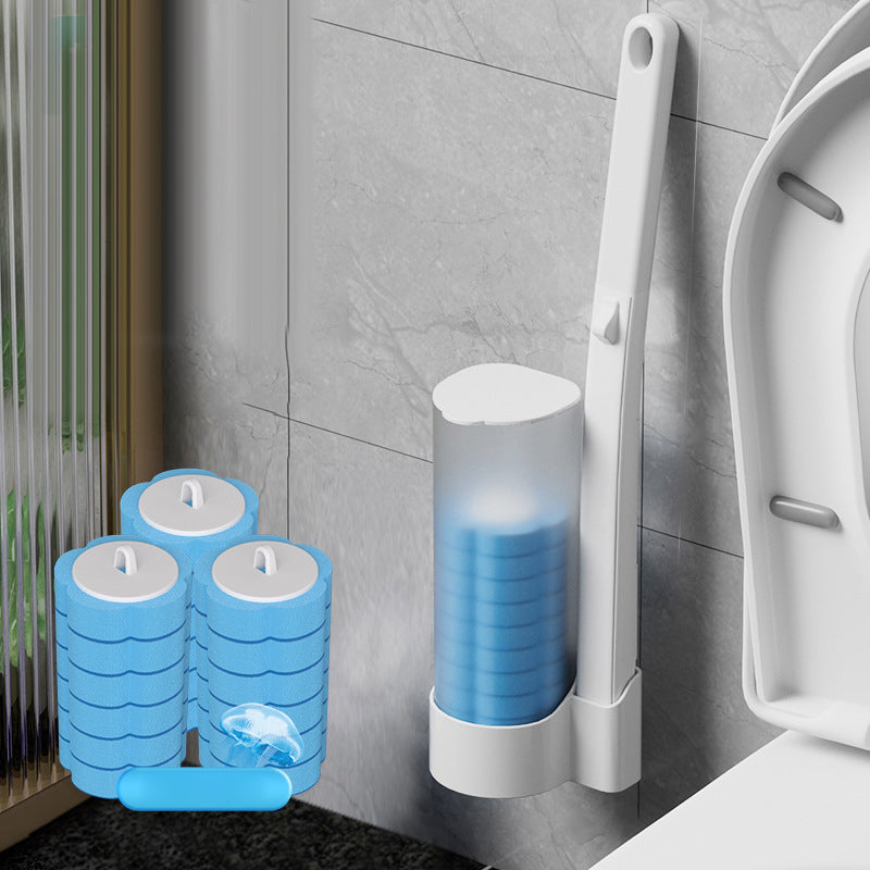 HygiBrush engangs toalettbørste med utskiftbare svamp hoder | Luvikno