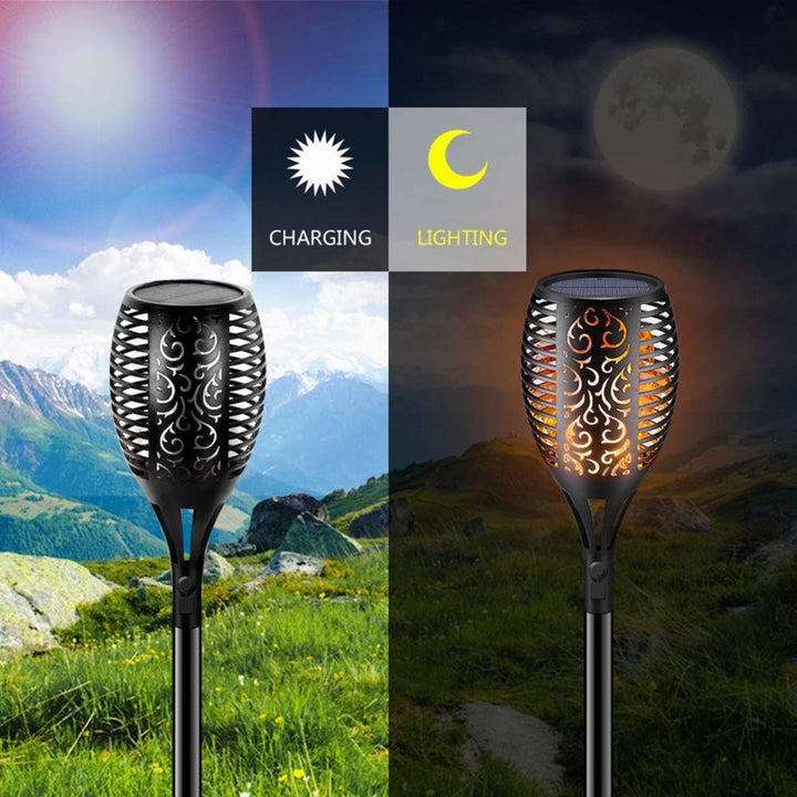Luvikno | LED Solsenger Fakkel Deluxe 96 LED (4 stk)