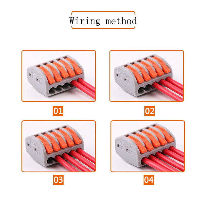 Universal Terminals Plug-in Elektrisk LedningstilkoLuviknoing | Luvikno