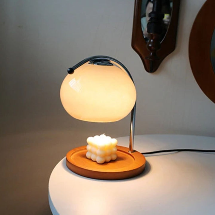 Alyssa Retro Glass Table Lamp | Luvikno