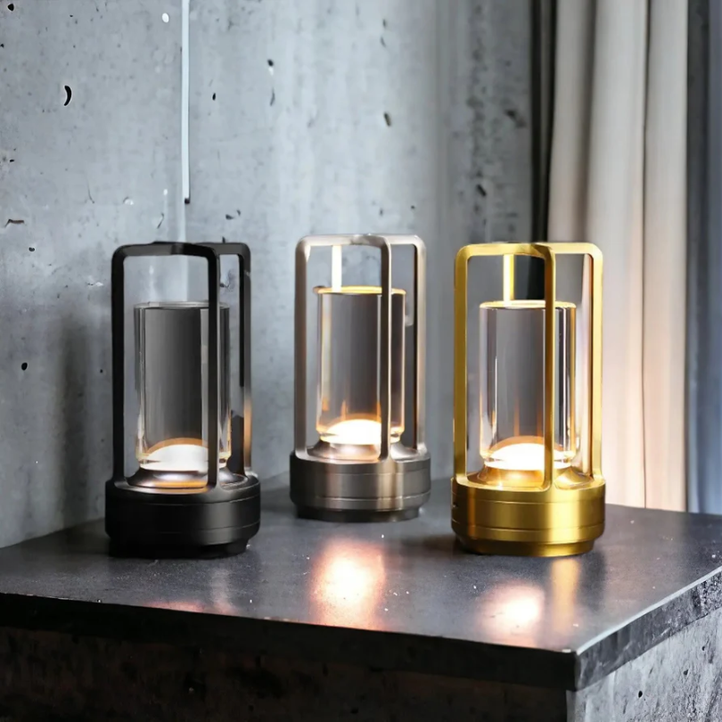 Skandinavisk Trådløs LED Bordlampe - NordicaGlow | Luvikno