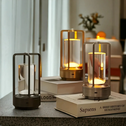 Skandinavisk Trådløs LED Bordlampe - NordicaGlow | Luvikno