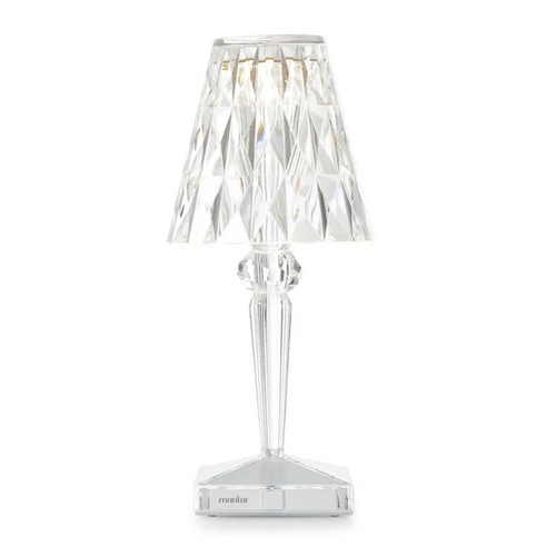 CrystalLuxe Bordlampe - Elegant Krystall Bordbelysning Luvikno